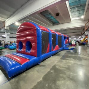 Red and Blue Obstacle Course
